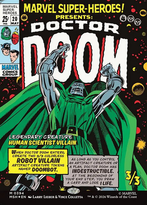 Doctor Doom (MSH) (Foil) (Borderless) (#394)