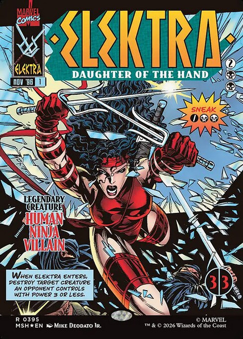 Elektra, Daughter of the Hand (MSH) (Borderless) (#395)