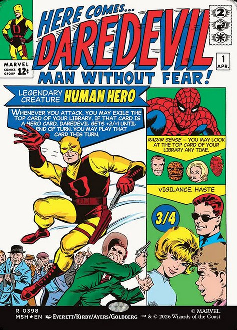 Daredevil, Man Without Fear (MSH) (Borderless) (#398)