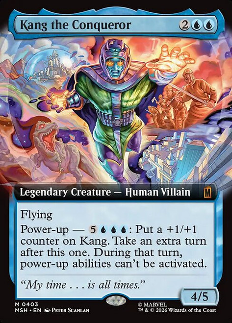 Kang the Conqueror (MSH) (Foil) (Extended Art) (#403)