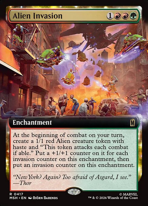 Alien Invasion (MSH) (Extended Art) (#417)