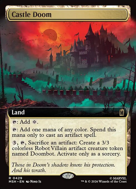 Castle Doom (MSH) (Foil) (Extended Art) (#429)