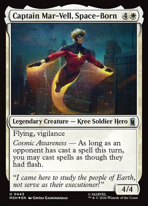 Captain Mar-Vell, Space-Born (MSH) (SurgeFoil) (#443)
