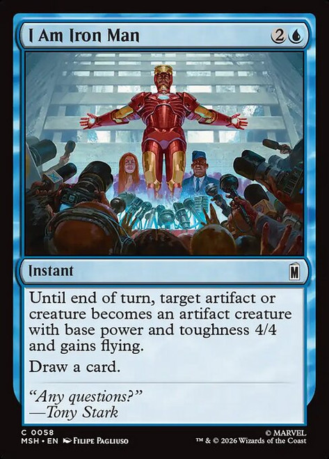 I Am Iron Man (MSH) (Foil) (#58)