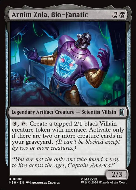 Arnim Zola, Bio-Fanatic (MSH) (#86)