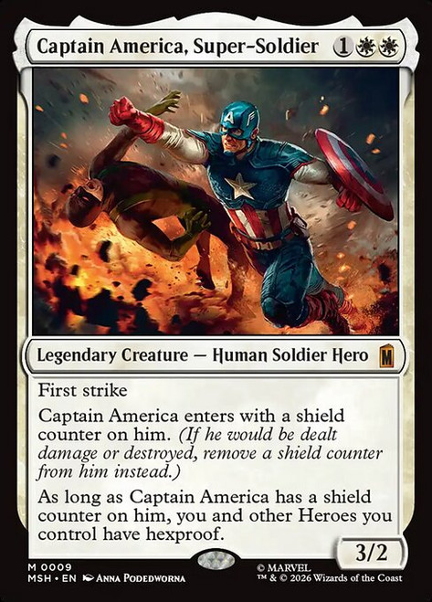 Captain America, Super-Soldier (MSH) (Foil) (#9)