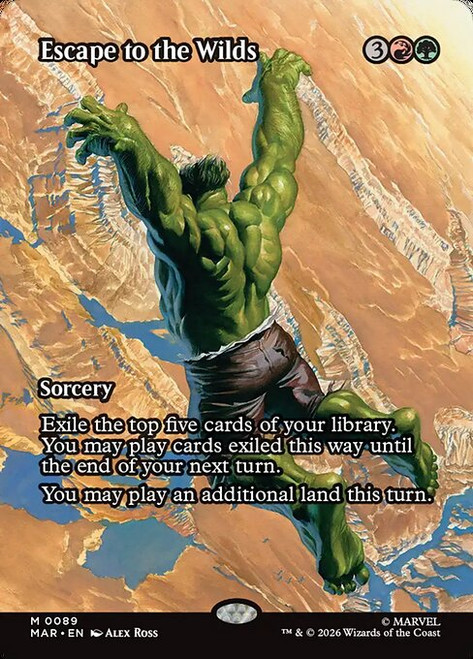 Escape to the Wilds (MAR) (Foil) (Borderless) (#89)