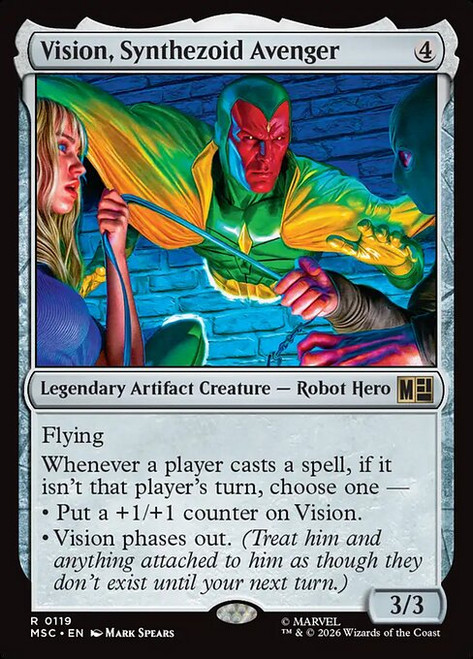 Vision, Synthezoid Avenger (MSC) (#119)