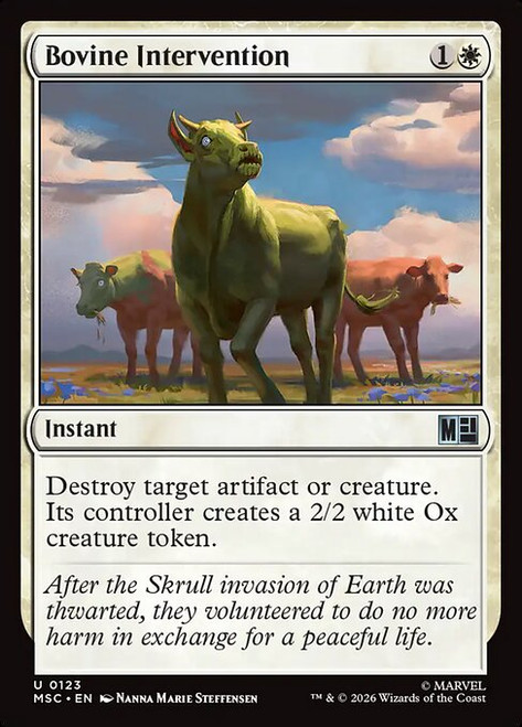 Bovine Intervention (MSC) (#123)