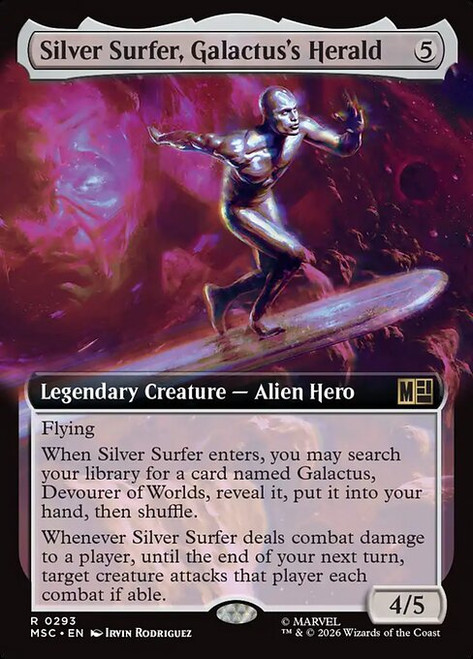 Silver Surfer, Galactus's Herald (MSC) (Extended Art) (#293)