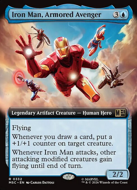 Iron Man, Armored Avenger (MSC) (Extended Art) (#332)