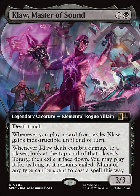 Klaw, Master of Sound (MSC) (Extended Art) (#352)