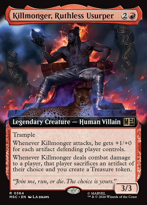Killmonger, Ruthless Usurper (MSC) (Extended Art) (#364)