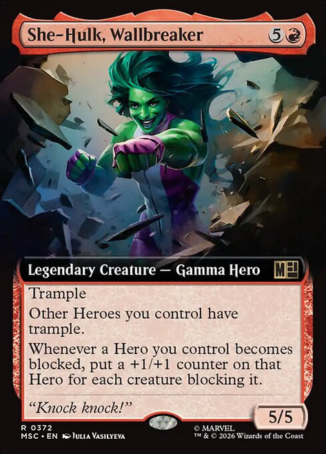 She-Hulk, Wallbreaker (MSC) (Extended Art) (#372)