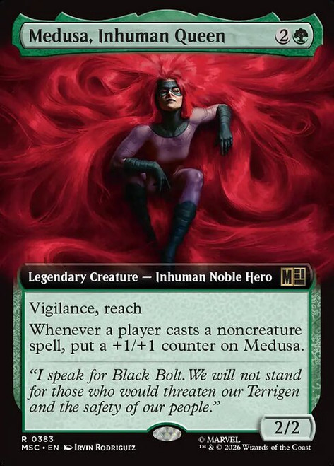 Medusa, Inhuman Queen (MSC) (Extended Art) (#383)