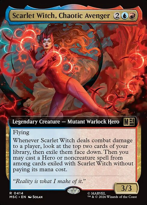 Scarlet Witch, Chaotic Avenger (MSC) (Extended Art) (#414)
