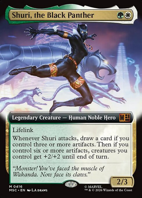 Shuri, the Black Panther (MSC) (Extended Art) (#416)