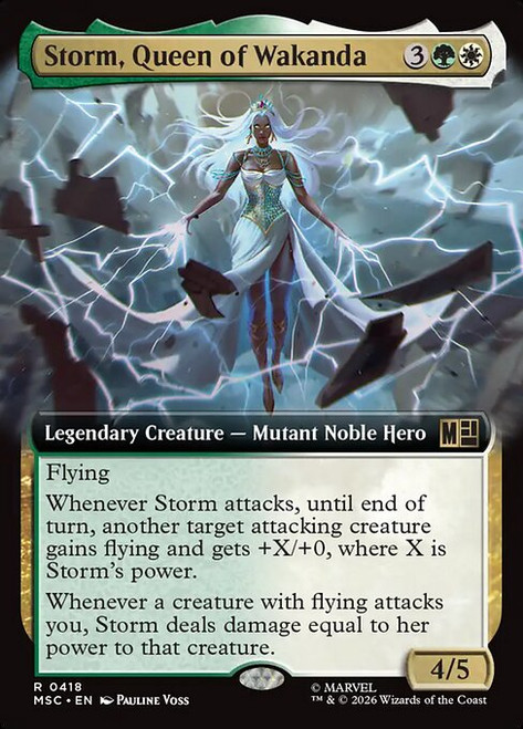 Storm, Queen of Wakanda (MSC) (Extended Art) (#418)
