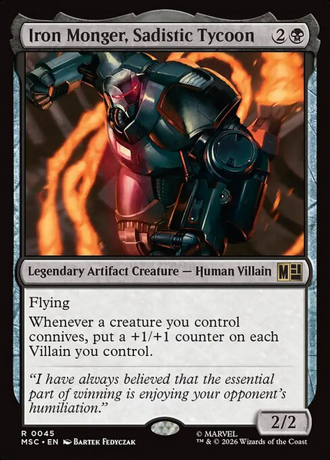 Iron Monger, Sadistic Tycoon (MSC) (#45)
