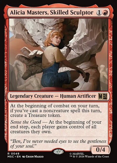 Alicia Masters, Skilled Sculptor (MSC) (#48)