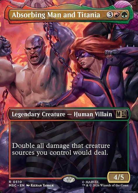 Absorbing Man and Titania (MSC) (Borderless) (#510)