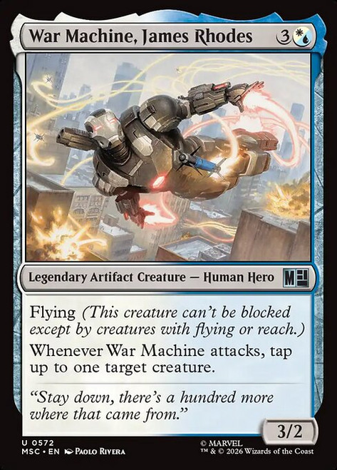 War Machine, James Rhodes (MSC) (#572)
