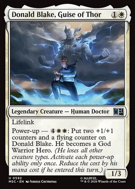 Donald Blake, Guise of Thor (MSC) (#592)