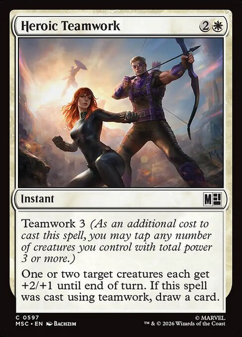Heroic Teamwork (MSC) (Foil) (#597)