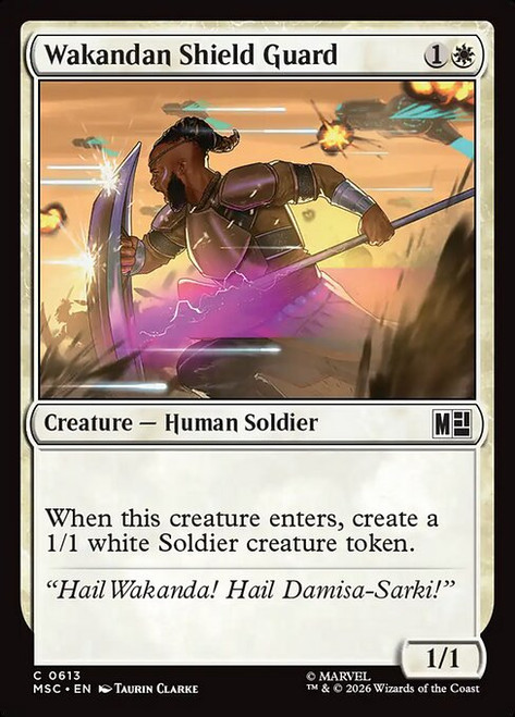 Wakandan Shield Guard (MSC) (Foil) (#613)