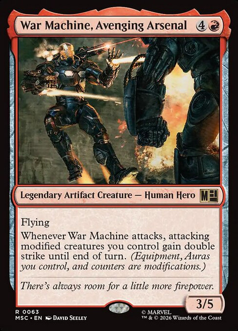 War Machine, Avenging Arsenal (MSC) (SurgeFoil) (#63)