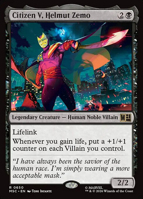 Citizen V, Helmut Zemo (MSC) (#650)