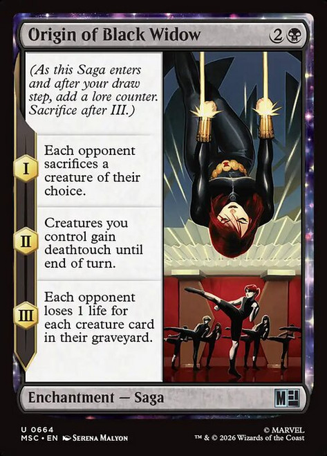 Origin of Black Widow (MSC) (#664)