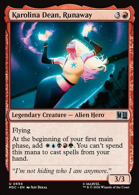 Karolina Dean, Runaway (MSC) (Foil) (#694)