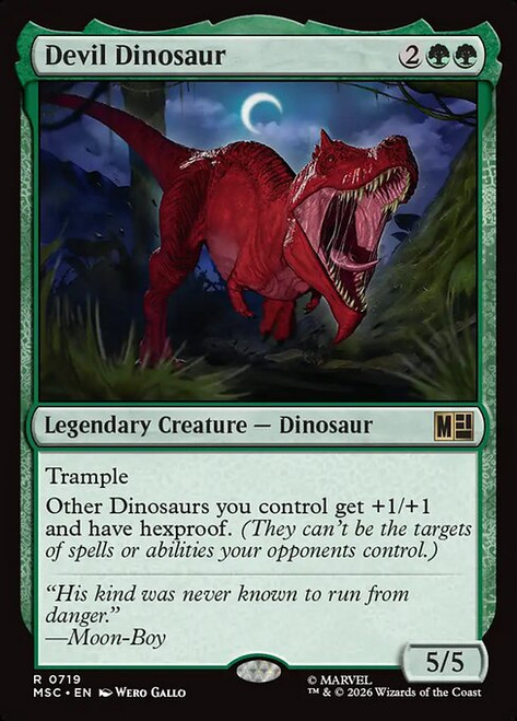Devil Dinosaur (MSC) (Foil) (#719)