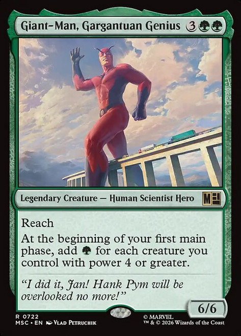 Giant-Man, Gargantuan Genius (MSC) (Foil) (#722)