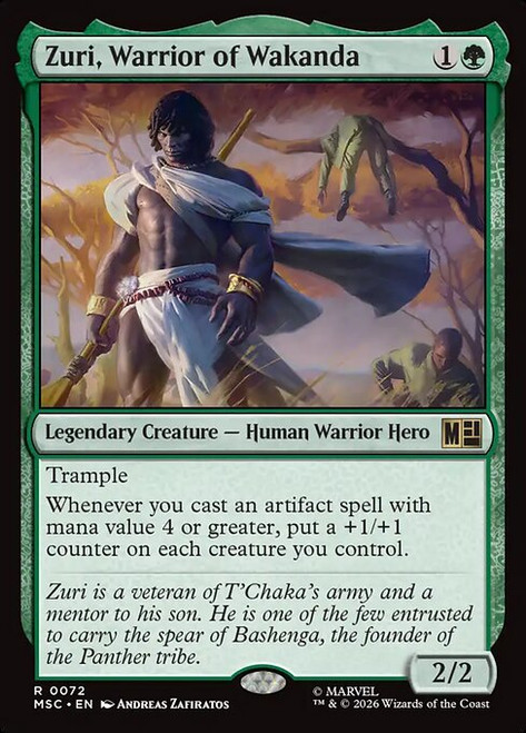 Zuri, Warrior of Wakanda (MSC) (SurgeFoil) (#72)