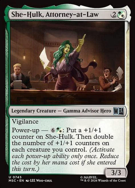She-Hulk, Attorney-at-Law (MSC) (Foil) (#745)
