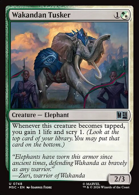 Wakandan Tusker (MSC) (Foil) (#748)