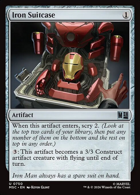 Iron Suitcase (MSC) (Foil) (#750)