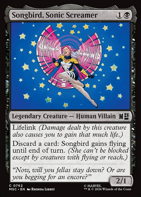 Songbird, Sonic Screamer (MSC) (#762)