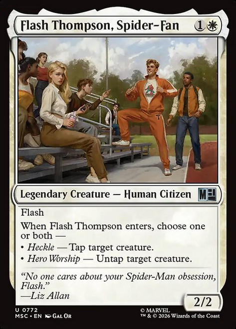 Flash Thompson, Spider-Fan (MSC) (Foil) (#772)