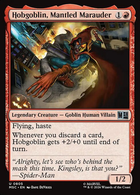 Hobgoblin, Mantled Marauder (MSC) (Foil) (#805)
