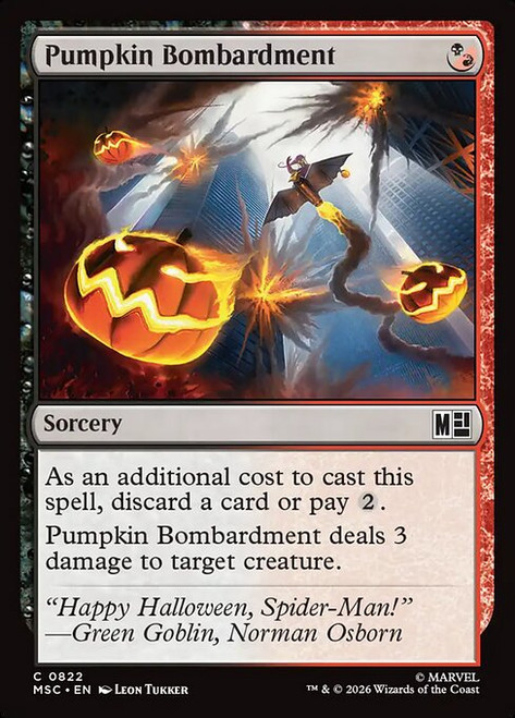 Pumpkin Bombardment (MSC) (Foil) (#822)