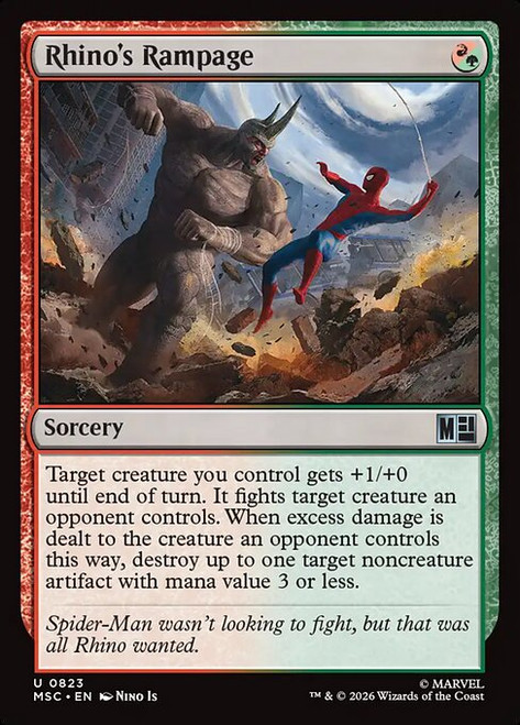 Rhino's Rampage (MSC) (Foil) (#823)
