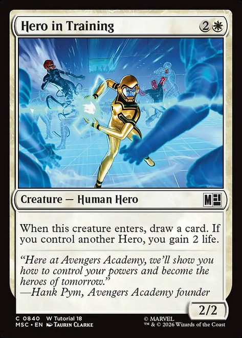 Hero in Training (MSC) (#840)
