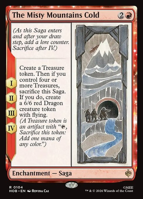 The Misty Mountains Cold (HOB) (Foil) (#104)
