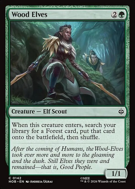 Wood Elves (HOB) (Foil) (#142)