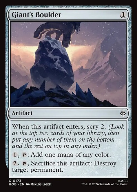 Giant's Boulder (HOB) (Foil) (#173)