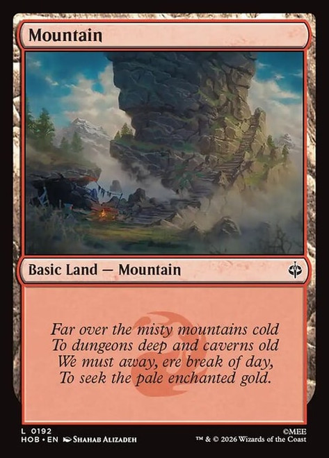 Mountain (HOB) (Foil) (#192)