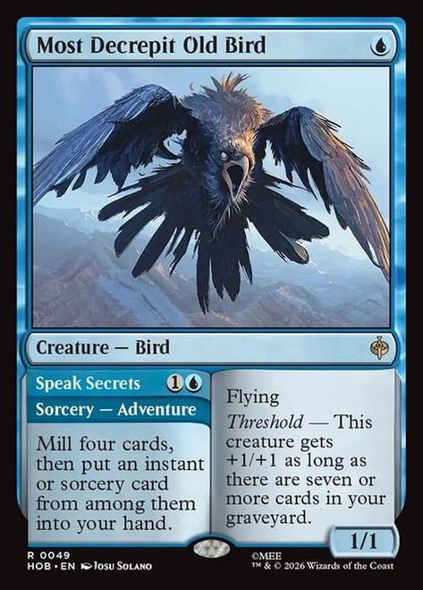 Most Decrepit Old Bird // Speak Secrets (HOB) (Foil) (#49)